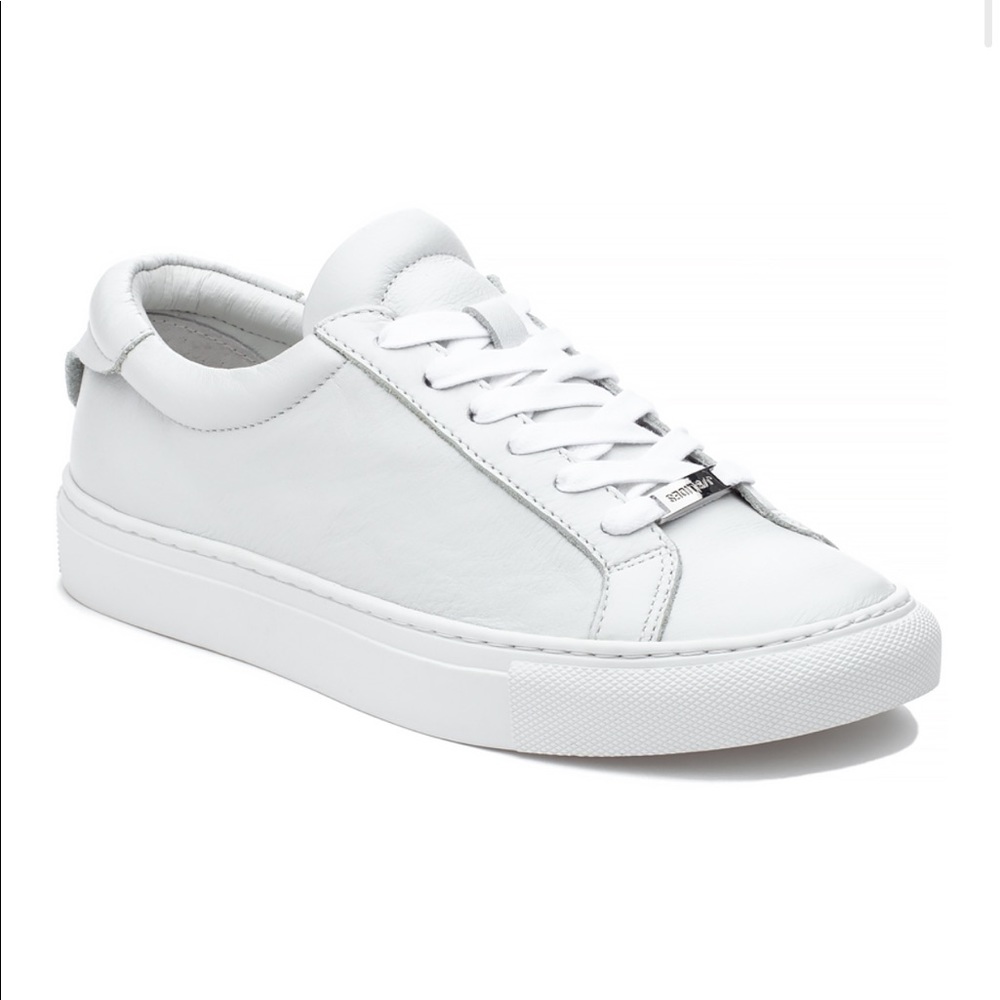 J SLIDES white low top